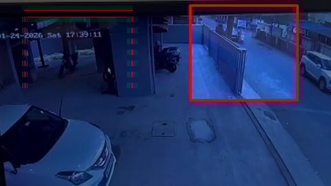 Nashik: Thrill of 'Hit and Run' in Nashik City; Speeding car hits two-wheeler from behind 