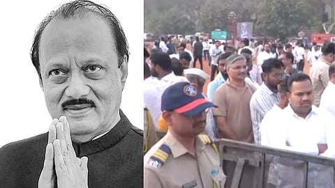 Ajit Pawar Funeral: Large Crowd Gathers in Katewadi to Bid Farewell to Beloved ‘Ajit Dada’ 