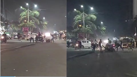 Navi Mumbai: Scuffle between drug traffickers and police; incident in Ulwe area 