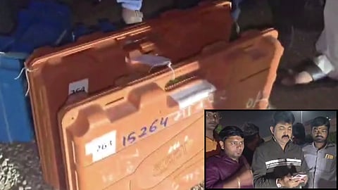 Solapur: EVM Machine Found in Hotel in Mohol; Allegation by NCP's Umesh Patil that some people were taking EVM machines 