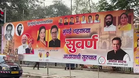 BJP Banners Spotted Across Mumbai Municipal Corporation Area