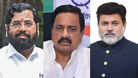 Meeting held between Eknath Shinde, Sunil Tatkare, and Uday Samant to discuss the Raigad Zilla Parishad 
