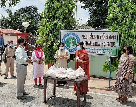 NTPC, Bongaigaon distributes ration packs in view of lockdown