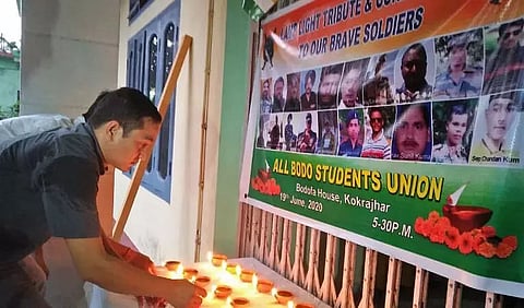 All Bodo Students' Union pays tribute to Indian Bravehearts