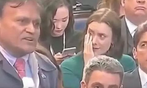 Netizens slam American reporter for 'mocking' Indian journalist at a White House briefing