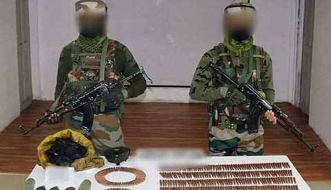 Assam Rifles recovered huge cache of ammunition in Kohima