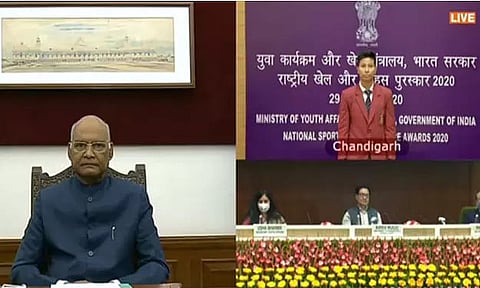 President Kovind awards 'Arjuna Award' to Assam's Lovlina Borgohain in virtual ceremony