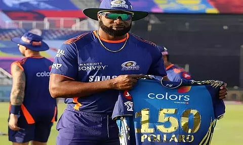 Kieron Adrian Pollard plays 150th IPL game
