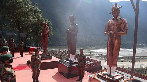 Army unveils statues of 1962 heroes in Arunachal Pradesh
