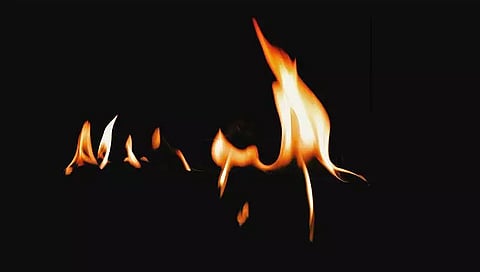 Massive fire breaks out in Tripura office