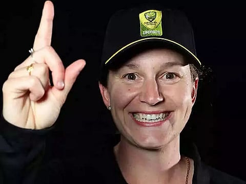 Claire Polosak becomes 1st female match official in men's Test