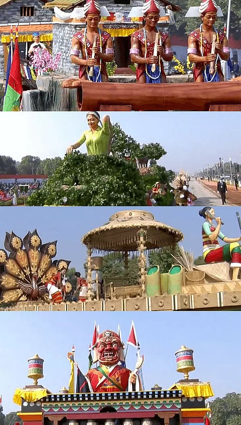 NORTH EAST TABLEAUX ON REPUBLIC DAY