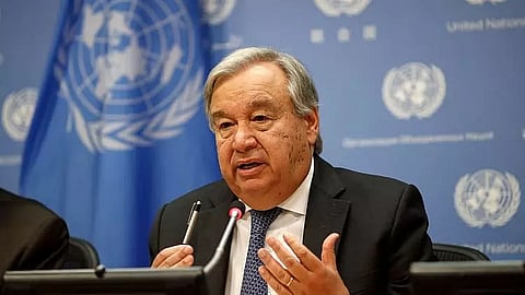 UN Secretary-General Antonio Guterres calls for non-violence