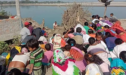 Erosion caused by river Subansiri continues in Lakhimpur