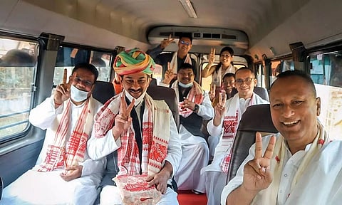 Congress launches 'Axom Bachao Ahok' yatra from Bordowa Than in Nagaon