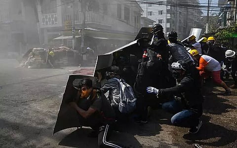 United Nations seeks release of 'trapped' Myanmar protesters