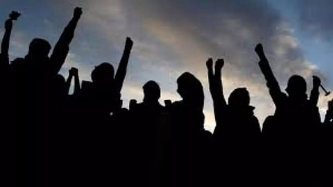 Protest against attack on BCMS Golaghat unit president