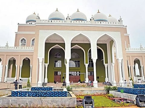 8 years on, Haj Bhawan remains  a work in progress