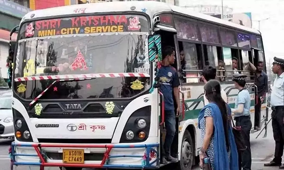 Assam: New Colour Codes for City Buses in Guwahati City