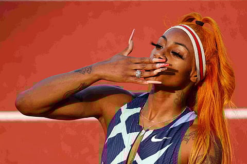 Thompson-Herah breaks Flo Jo's 33-yr-old 100m Olympic record with 10.61s