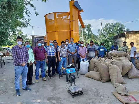 Post harvest demonstration of maize value chain machinery inaugurated 
 in Sonitpur