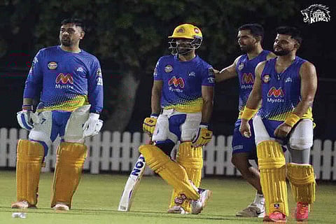 Chennai Super Kings begin training in Dubai