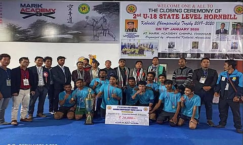 Arunachal Kabaddi team display outstanding performance