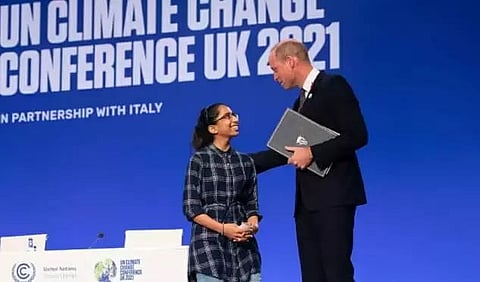 Prince William, Indian girl take centre stage at COP26