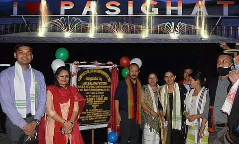 Pasighat East MLA Kaling Moyong inaugurated Raneghat Riverfront Point
