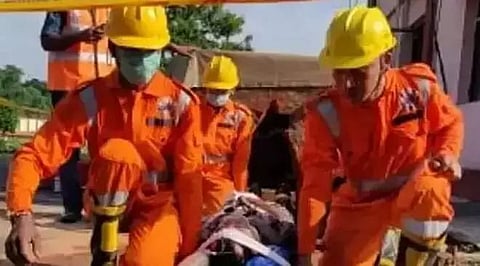 NGOs Gana Sewa and Keritus India organized mock drill