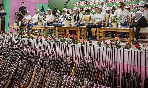 2000 Airguns Surrendered by Locals of Arunachal Pradesh Vowing to Shun Hunting