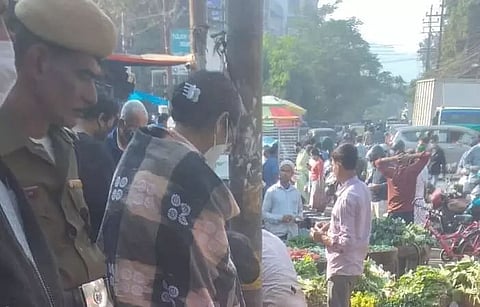 Eviction drive against unauthorized vendors in Guwahati