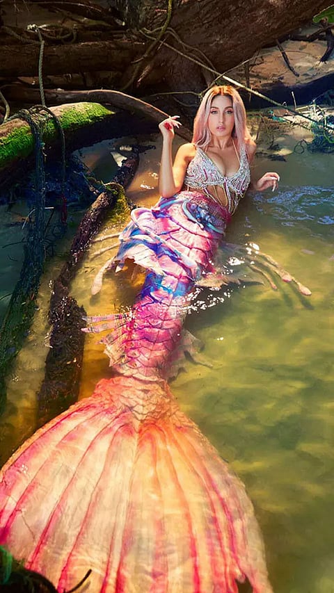 Nora Fatehi Turns Mermaid for New Music Video