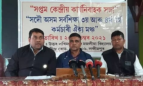 All Assam Sarba Siksha employees demand government to resolve longstanding problems