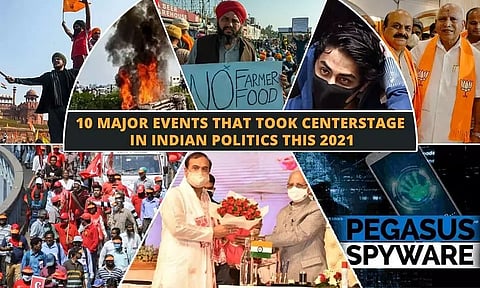 10 Major Events That Took Centerstage in Indian Politics This 2021