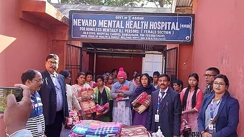 Bongaigaon SBI Regional Business Office distributed blankets among the poorest of poor