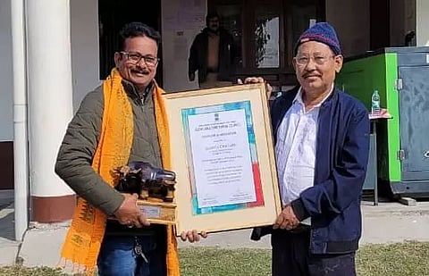 Chirang district forest department felicitated six persons for conservation of environment, wildlife