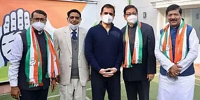 Tripura BJP MLAs who quit party join Congress