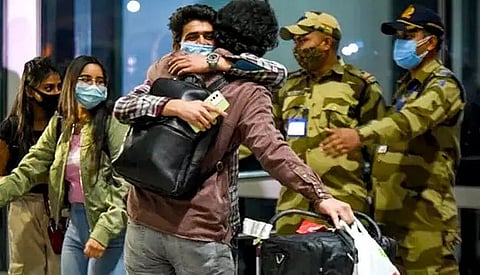 242 Indian students evacuated safely to Delhi amid Ukraine-Russia tensions