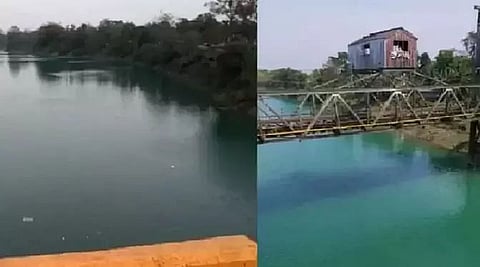 Dikhow River changes colour, panic grips residents