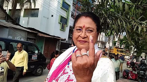 Guwahati Municipal Corporation (GMC) election: BJP's MP Queen Oja faces public complaints