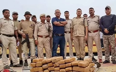 Hojai Police seized 177 kg of ganja; four arrested