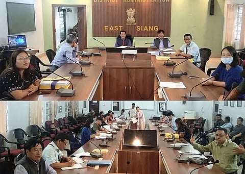 Compensation cheques to project-affected families in Pasighat