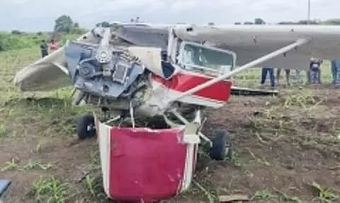 22-Year-Old Woman Pilot Injured After Training Aircraft Crashes In Pune