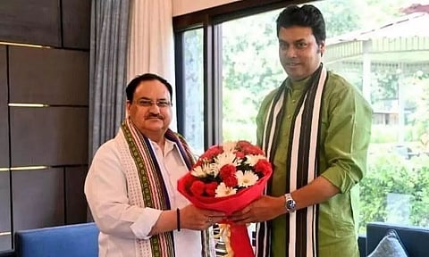BJP Names Biplab Deb For RS Election