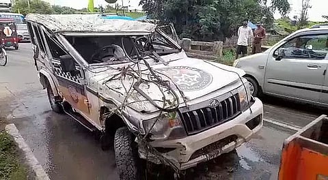 Assam Police Van With Undertrial Prisoner Falls Off Bridge in Goalpara