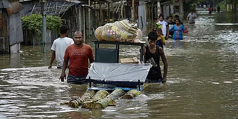 Assam: Nearly 34000 People Affected by the Current Spell of Floods