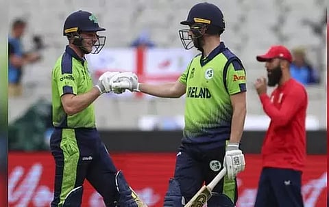 T20 World Cup: Ireland upset England in rain-hit match