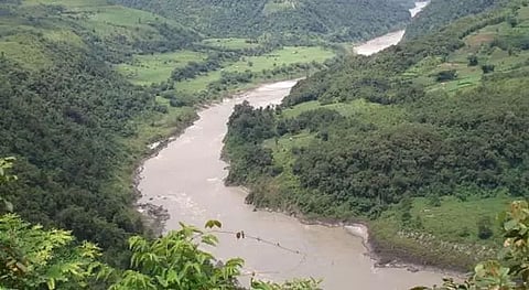 River Siang in Arunachal Pradesh turns muddy again