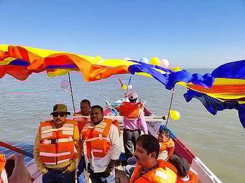Boat safari inaugurated in Tezpur under the banner of Brahmaputra River Tourism